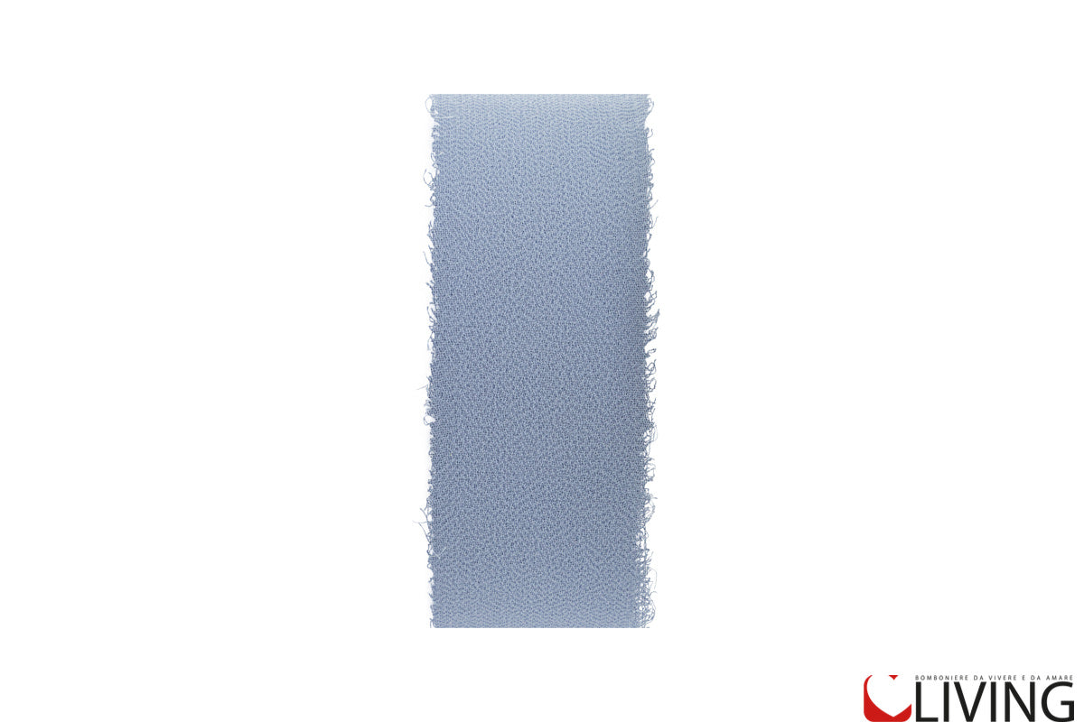 nastro chiffon celeste larghezza 4 cm x 20 mt