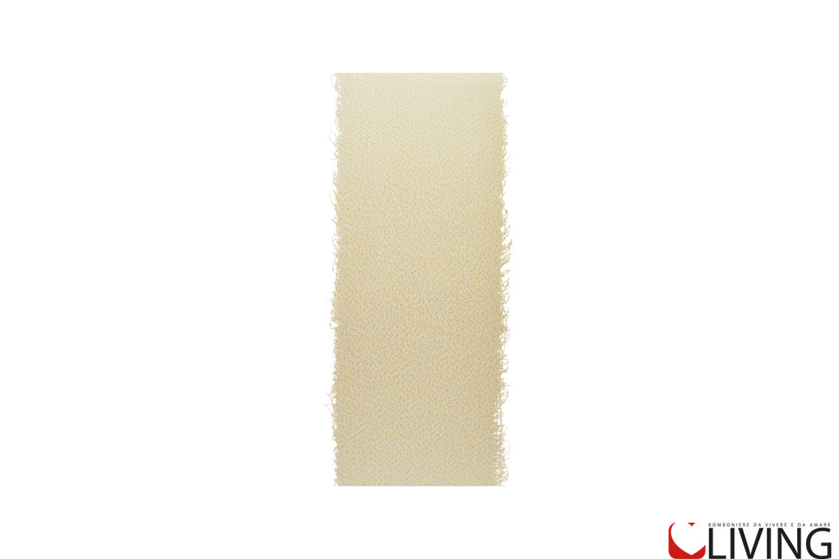 nastro chiffon panna larghezza 4 cm x 20 mt