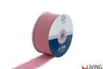 nastro chiffon rosa antico larghezza 4 cm x 20 mt