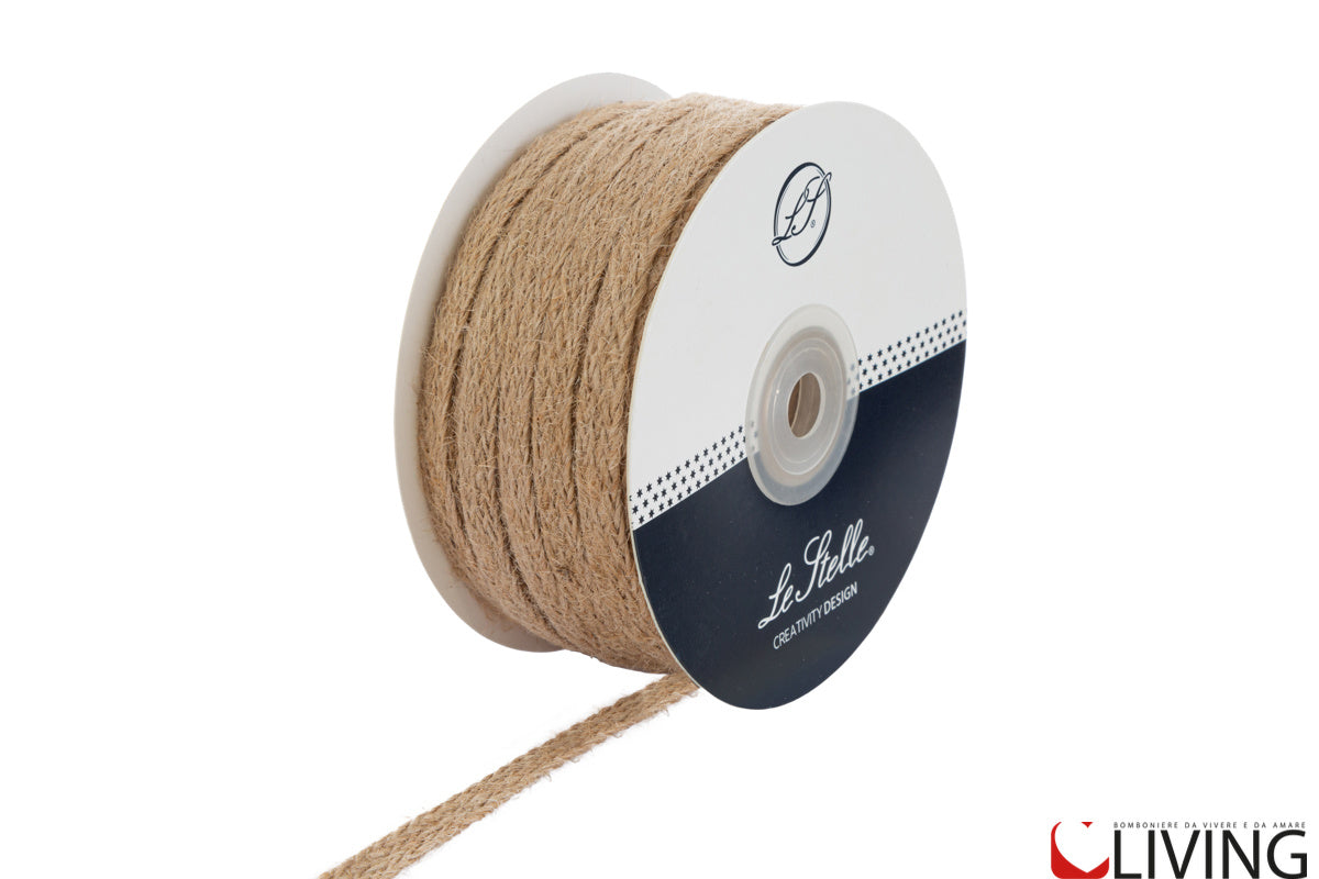 nastro iuta larghezza 1 cm x 25 mt