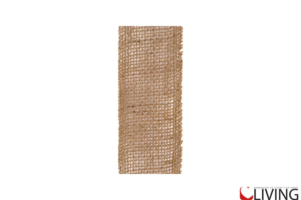 nastro juta larghezza 5 cm x 2 mt