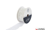 nastro pizzo bianco larghezza 3,5 cm x 2 mt