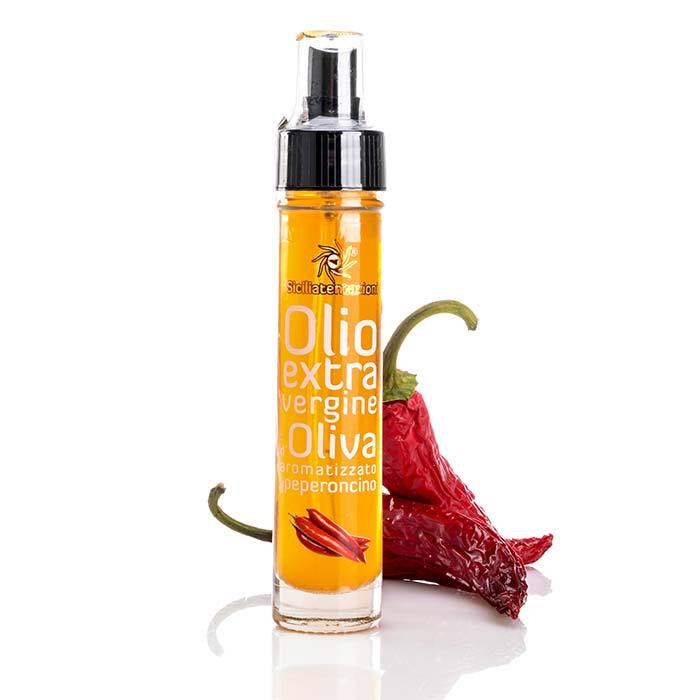 bomboniera gastronomica olio aromatizzato al peperoncino spray 50 ml