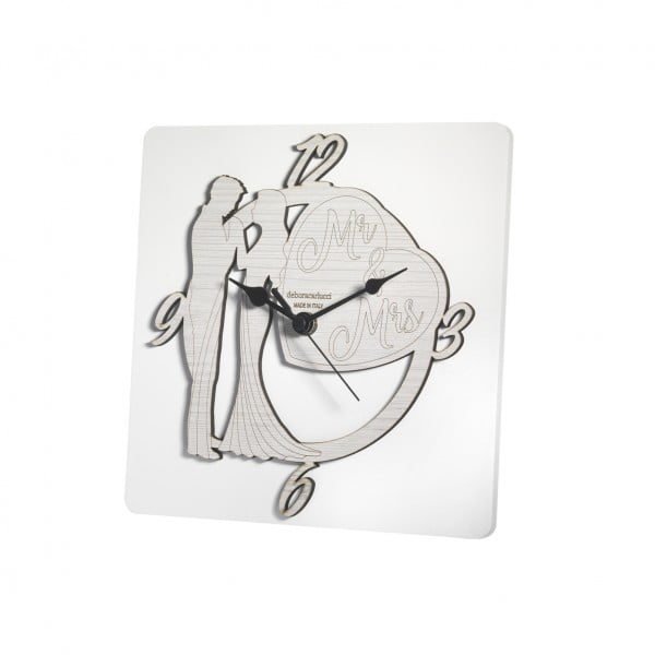 Bomboniera Nozze Orologio In Legno Mr E Mrs