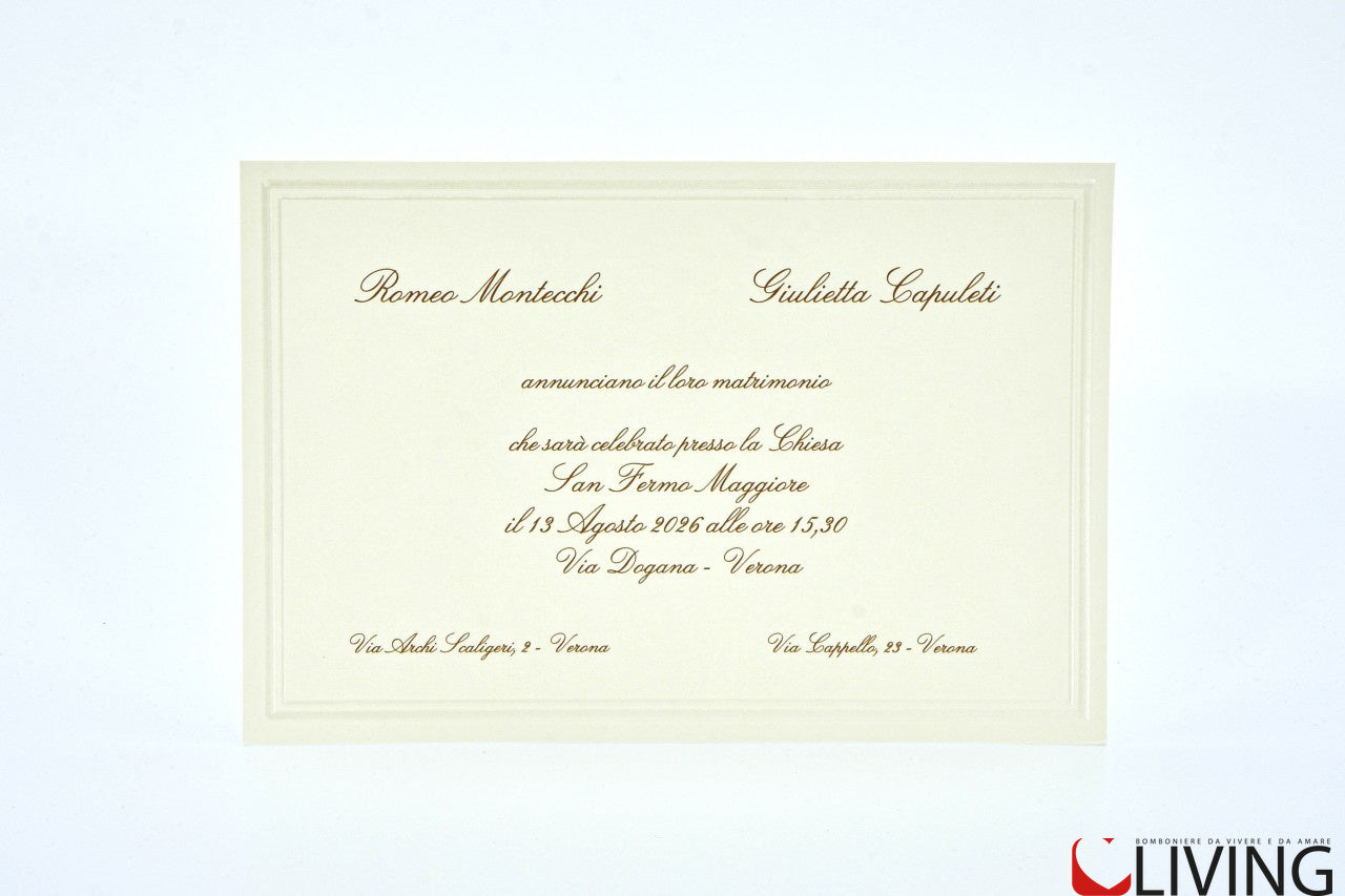partecipazione classica 08309