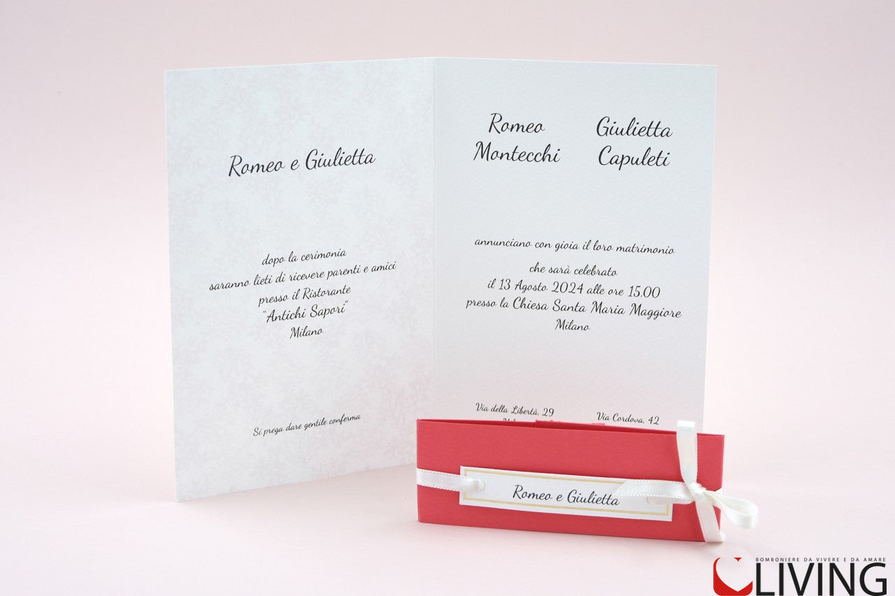 partecipazione nozze classica 08965