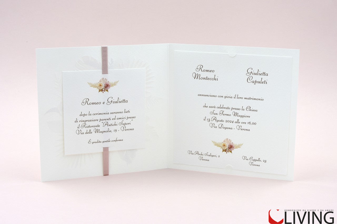 partecipazione nozze classica 08966