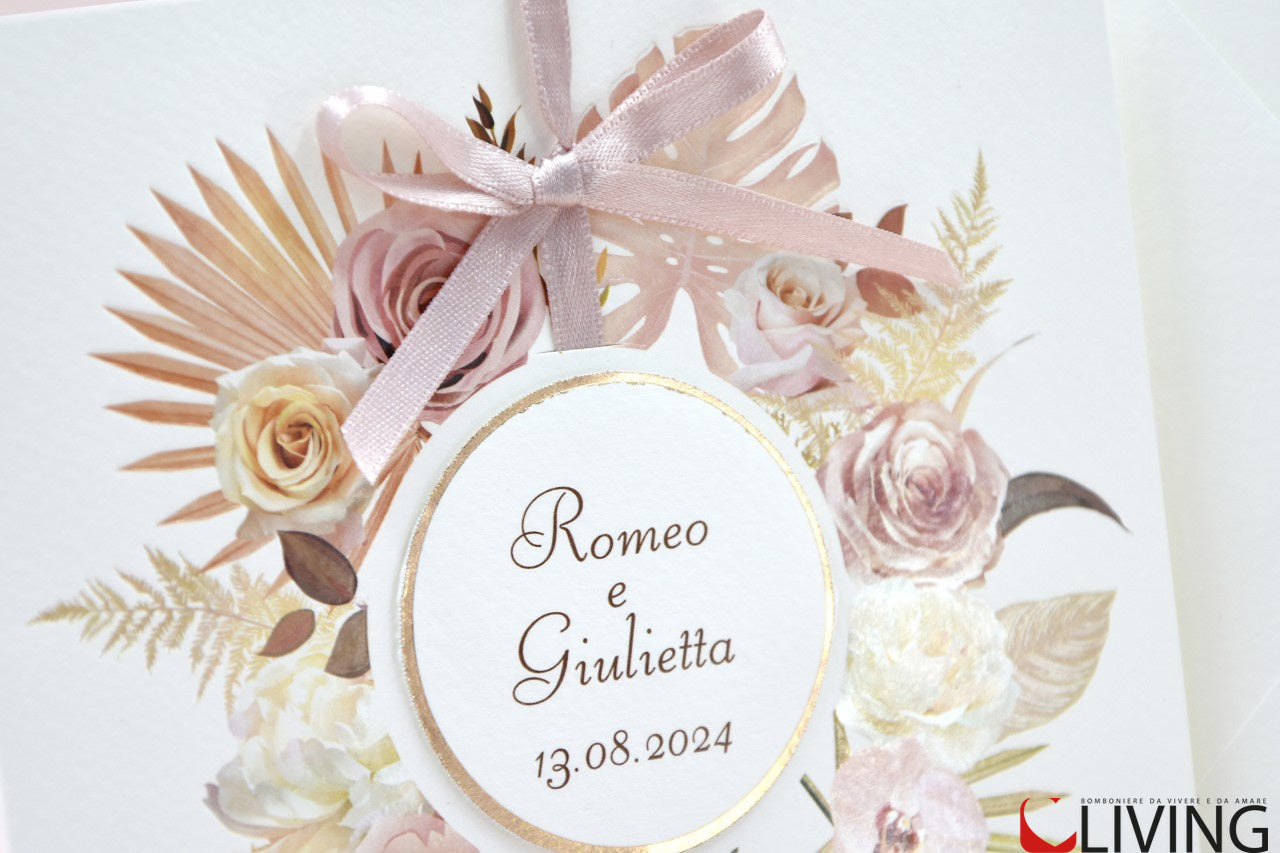 partecipazione nozze classica 08966