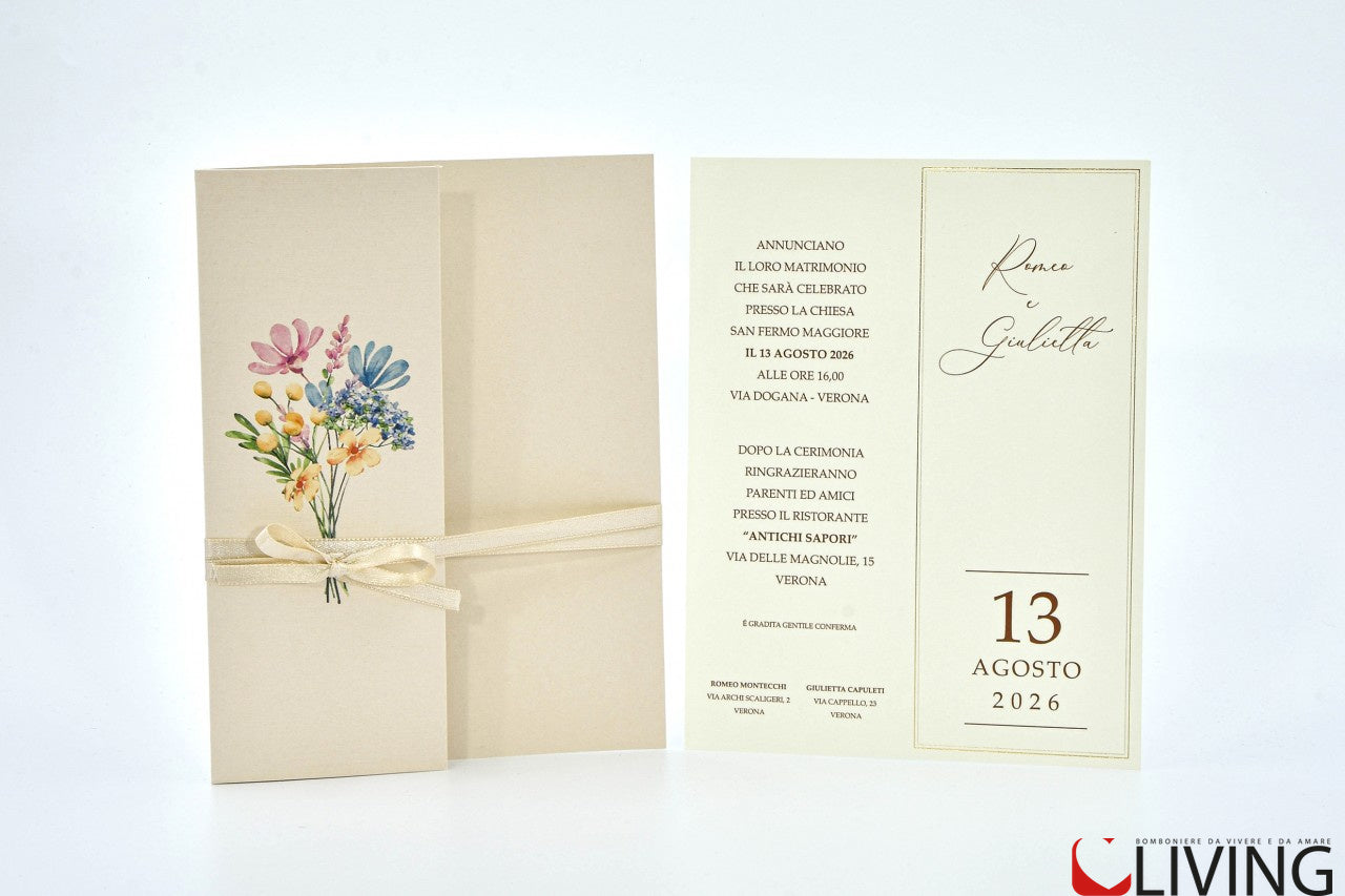 partecipazione nozze classica 08980