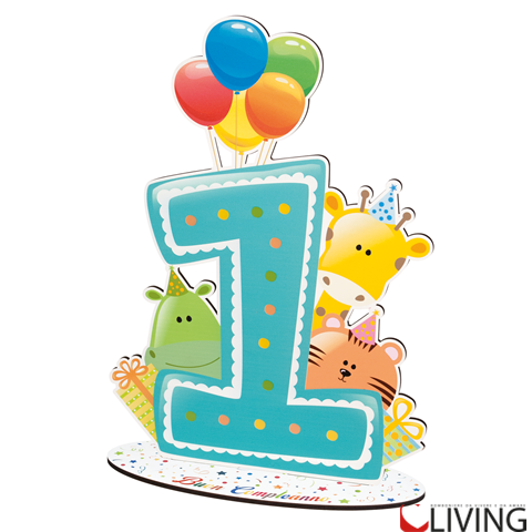addobbo decorazione da tavola primo compleanno