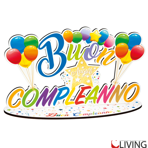addobbo decorazione da tavola buon compleanno