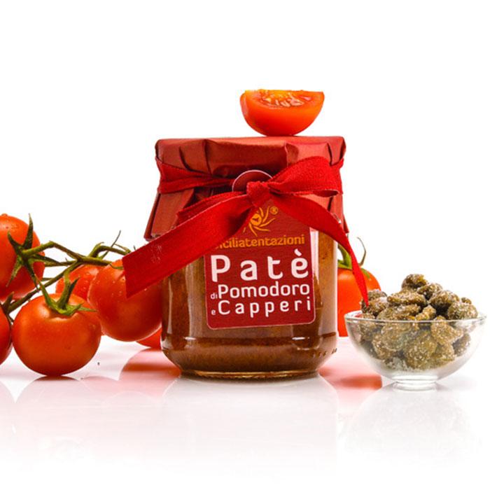 bomboniere gastronomica  patè di pomodoro e capperi 90 gr.
