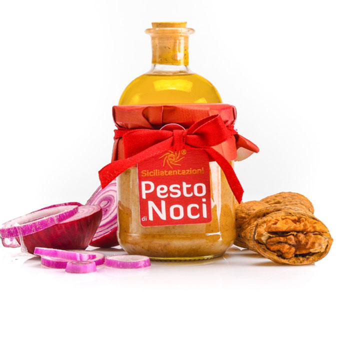 bomboniera gastronomica pesto di noci 90 gr.