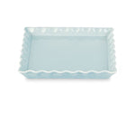 Addobbo tema Candy Stick piatto dolomite azzurro quadrato