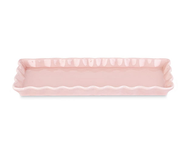 Addobbo tema Candy Stick piatto dolomite rosa