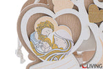 porta sacchetto legno sacra famiglia
