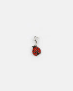 Bomboniera portachiavi mini coccinella smaltato