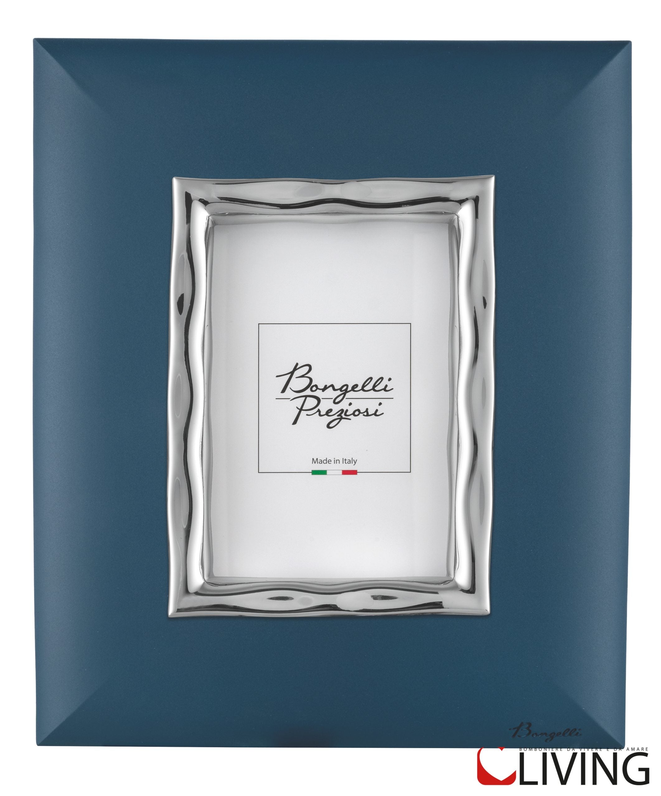 portafoto blu verde argento