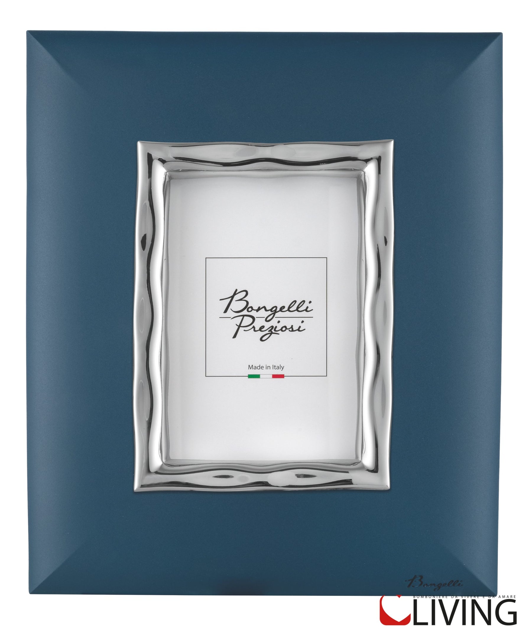 portafoto blu verde argento