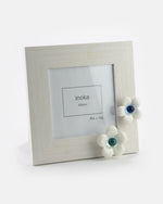 Portafoto In Legno Grande Con Fiori