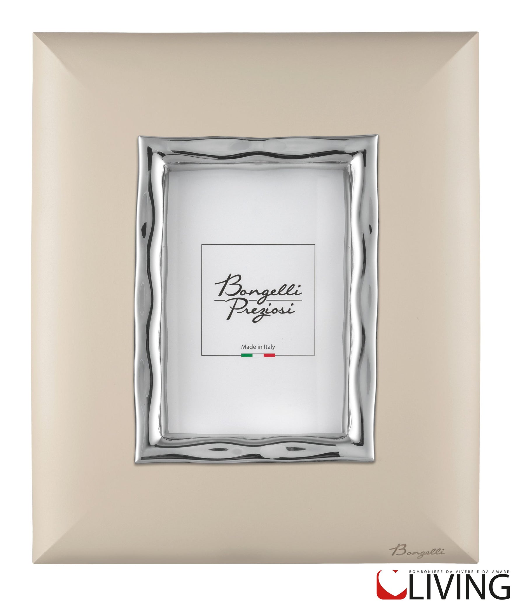portafoto nocciola e argento