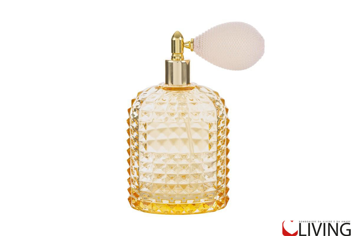 bomboniera portaprofumo spray da 100 cl ambra