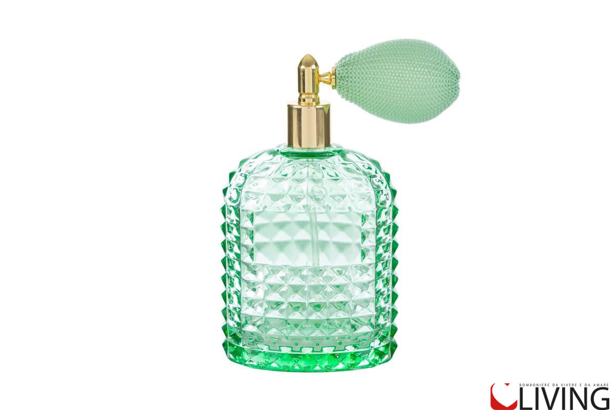 bomboniera portaprofumo spray da 100 ml verde