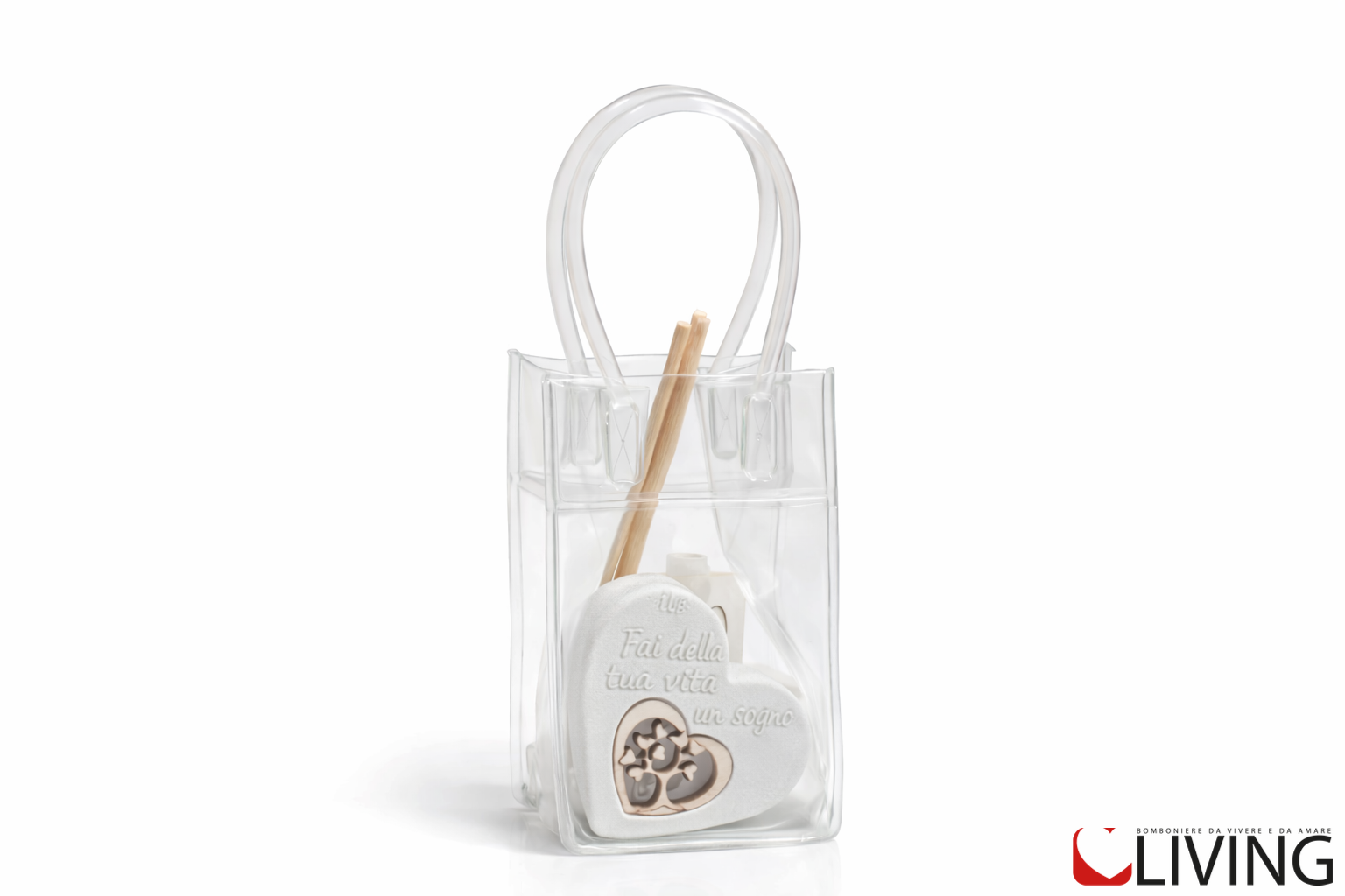 bomboniera mini profumatore cuore venticinquesimo linea sephora