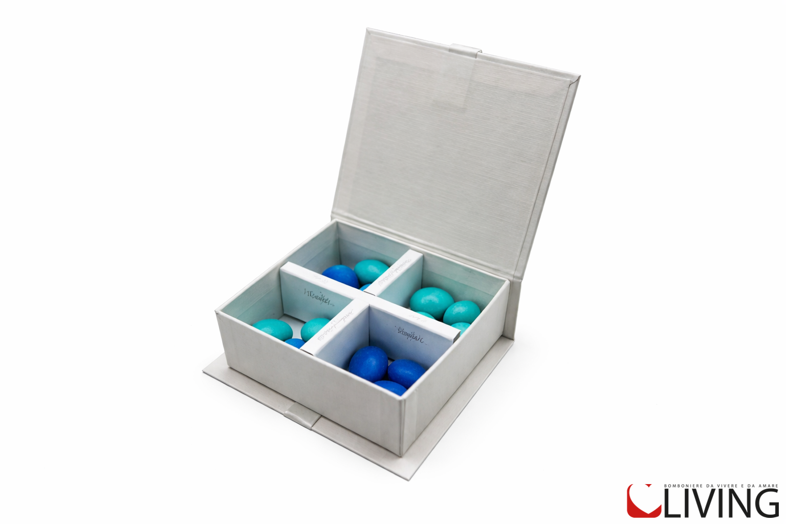 bomboniera scatola libro rigida personalizzabile 10x10x4