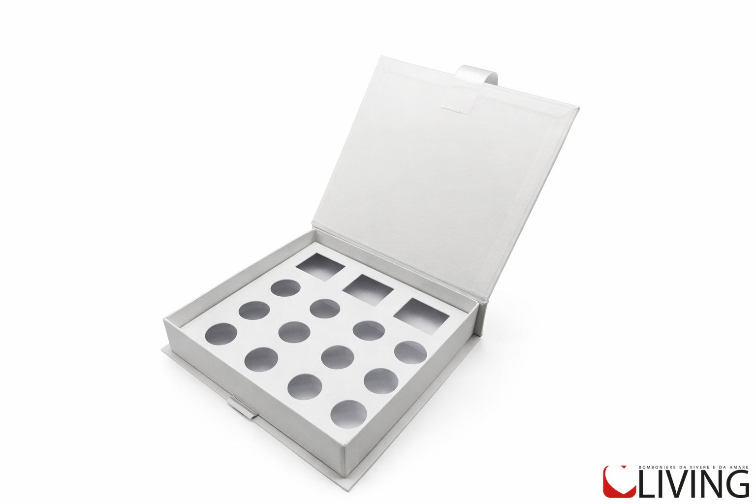 bomboniera scatola libro rigida personalizzabile 15x15x3