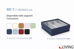 bomboniera scatola personalizzabile rigida 10x10x4 con scomparti