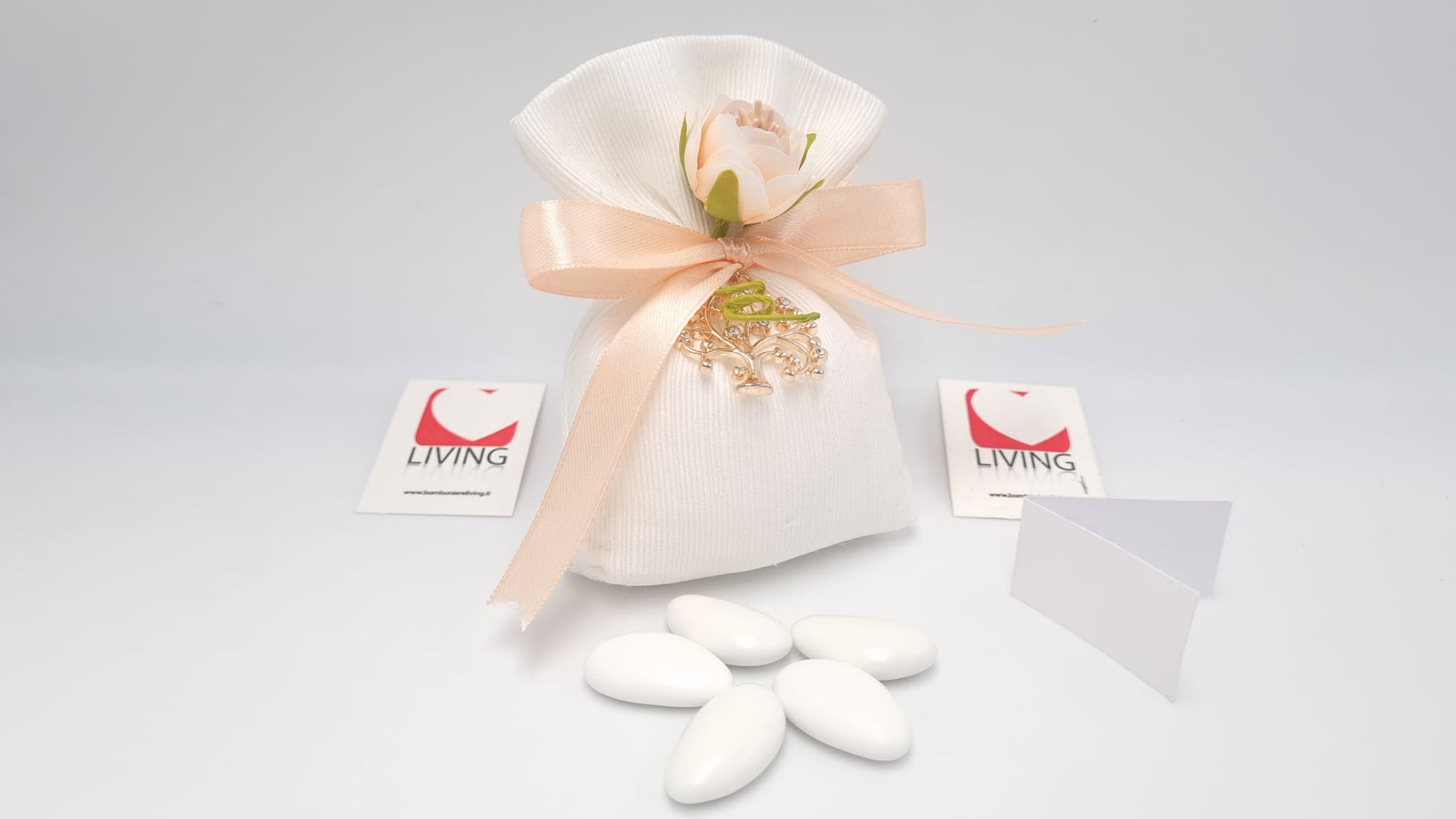 Sacchetto   Cucito Cannetè Bianco