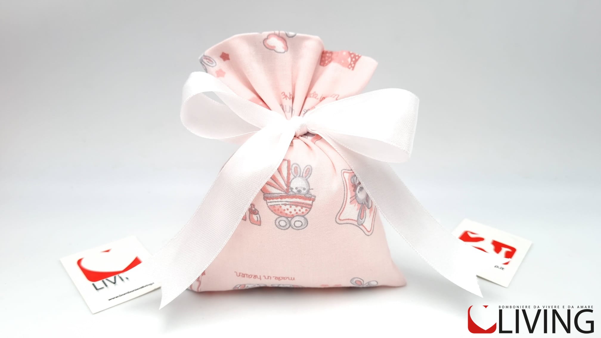 sacchetto coniglietti rosa grande
