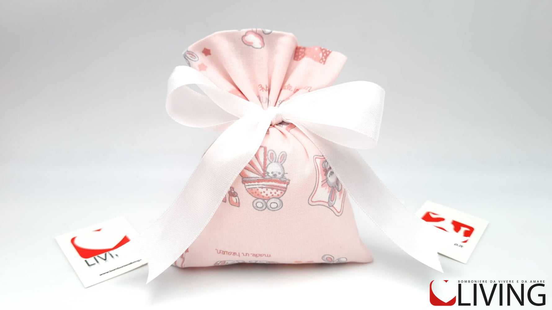 sacchetto coniglietti rosa grande
