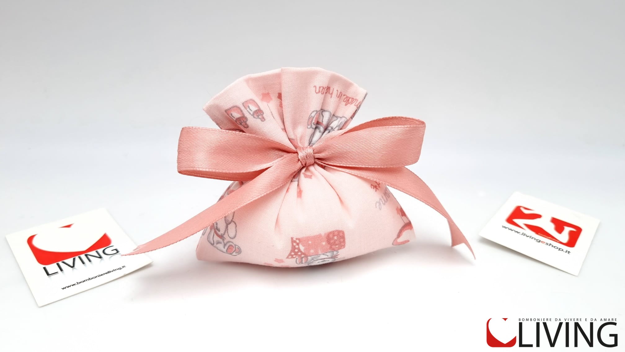 sacchetto coniglietti rosa