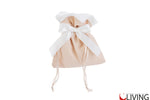 sacchetto portaconfetti cotone beige