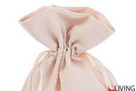 sacchetto portaconfetti tessuto beige