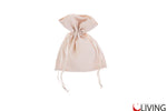sacchetto portaconfetti tessuto beige