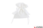 sacchetto portaconfetti cotone bianco