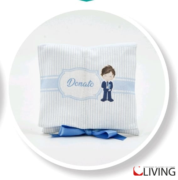 cuscino bimbo comunione personalizzabile