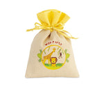 Sacchetto tema giungla beige e giallo