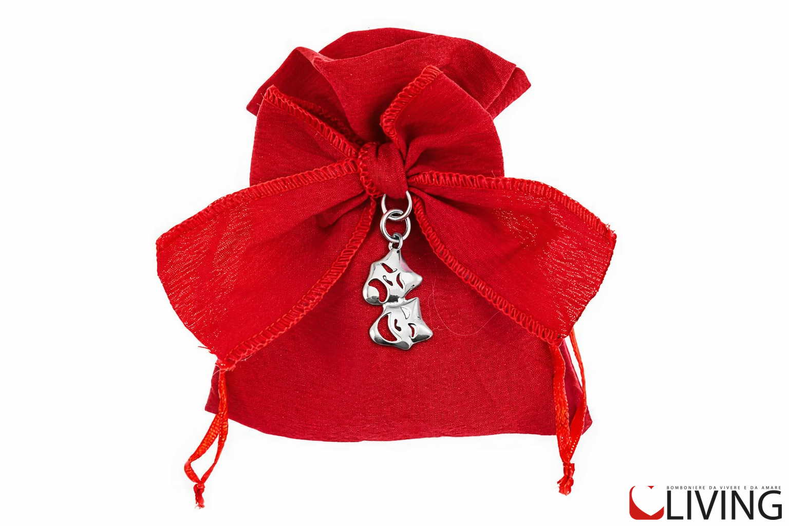 bomboniera laurea dams maschere metallo lucido