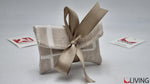 sacchetto mini busta avorio linea "white edge"