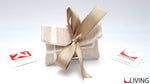 sacchetto mini busta avorio linea "white edge"