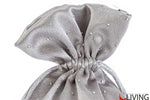 sacchetto portaconfetti raso diamond argento