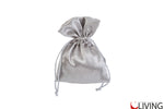 sacchetto portaconfetti raso diamond argento