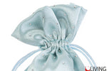 sacchetto portaconfetti raso diamond celeste
