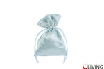 sacchetto portaconfetti raso diamond celeste