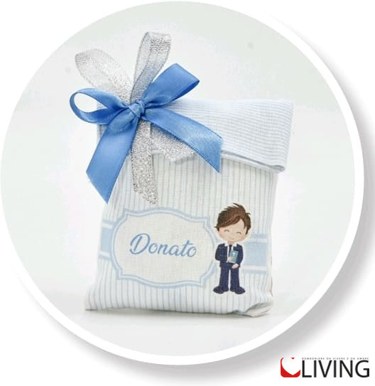 sacchetto comunione bimbo personalizzabile