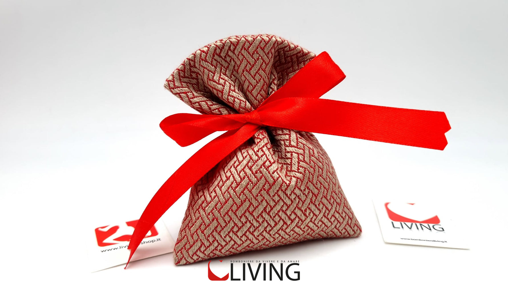 sacchetto retto linea "red gold collection"